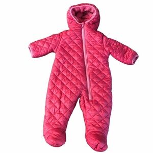 STEVE MADDEN - INFANT GIRLS QUILTED PINK ONESIE